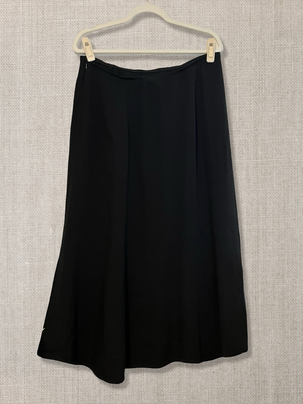 Classic Black A-Line Women's Skirt - Picture 2 of 5